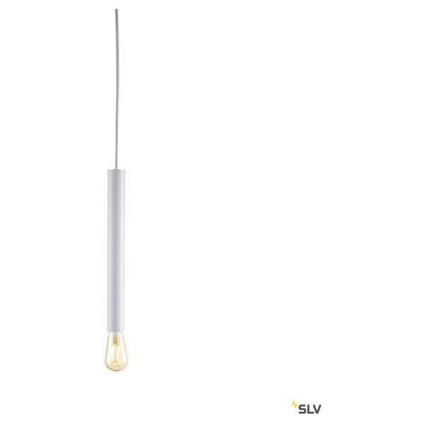 Fitu, suspension intérieure, hauteur 40 cm, blanc, e27, 60w max, câble nu sans patère de 5m