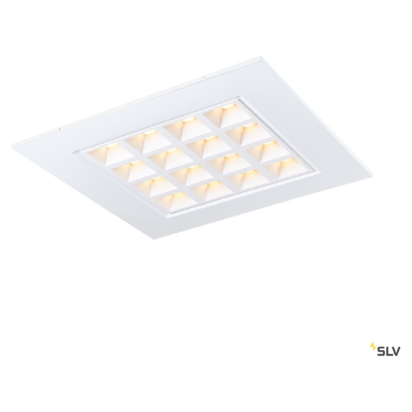 Pavano, encastré de plafond intérieur, 620x620mm, ugr<19, led, 25w, 3000k