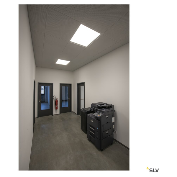 Led panel, encastré de plafond intérieur, 600x600mm, ugr<19, blanc, led, 35w, 3000k