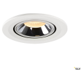 Numinos® gimble s, encastré de plafond intérieur, 55°, blanc/chrome, led, 8,6w, 3000k