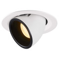 Numinos® gimble m, encastré de plafond intérieur, 20°, blanc/noir, led, 17,5w, 3000k