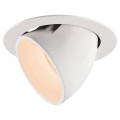 Numinos® gimble xl, encastré de plafond intérieur, 55°, blanc, led, 37,4w, 2700k