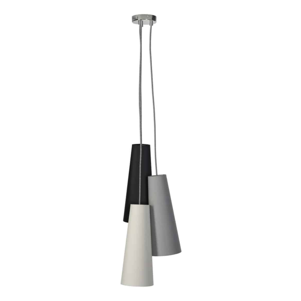 Soprana cone pd-2, suspension, diffuseurs en tissu, 3xe14, max. 40w