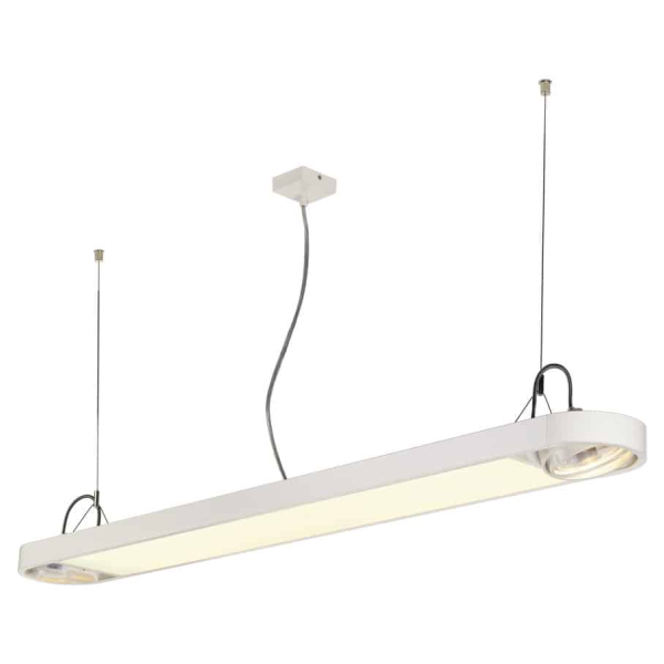 AIXLIGHT R OFFICE T5,  SUSPENSION RONDE, BLANC, max. 2xT5 39W + 2xES11