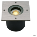 WETSY LED DISK 300, CARRE, INOX, 9W, 2700K