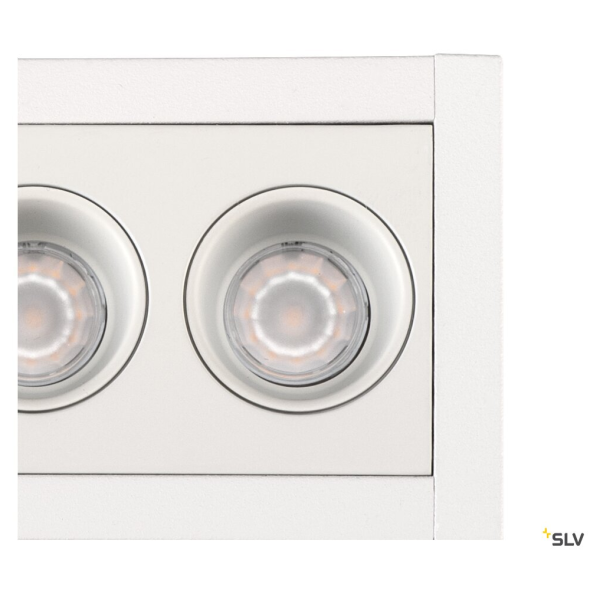 Milandos 6, encastré de plafond intérieur, blanc, led, 12w, 2700k