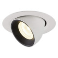 Numinos® gimble xs, encastré de plafond intérieur, 55°, blanc/noir, led, 7w, 4000k