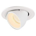 Numinos® gimble s, encastré de plafond intérieur, 55°, blanc, led, 8,6w, 3000k