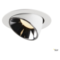 Numinos® gimble xl, encastré de plafond intérieur, 40°, blanc/chrome, led, 37,4w, 3000k