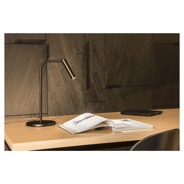 Karpo, lampe à poser intérieure, noir, led, 6,5w, 3000k