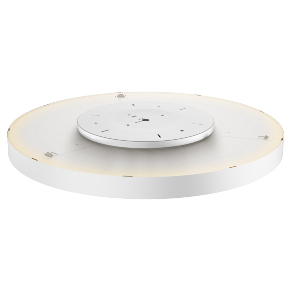 Medo 90 corona, plafonnier intérieur, rond, blanc, led, 78w, 3000k/4000k, variable triac