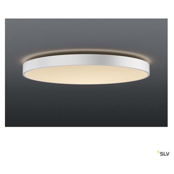 Medo 90 corona, plafonnier intérieur, rond, blanc, led, 78w, 3000k/4000k, variable triac