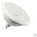 Slv valeto®, système de gestion d'éclairage, intérieur, source led qpar111, 40°, gu10, 9w, 2700-6500k