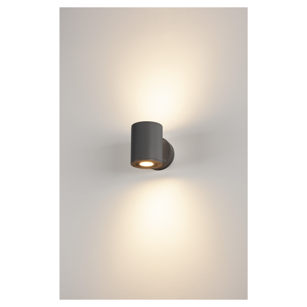 Sitra up/down, applique extérieure, anthracite, led, 17w, 3000k, ip44