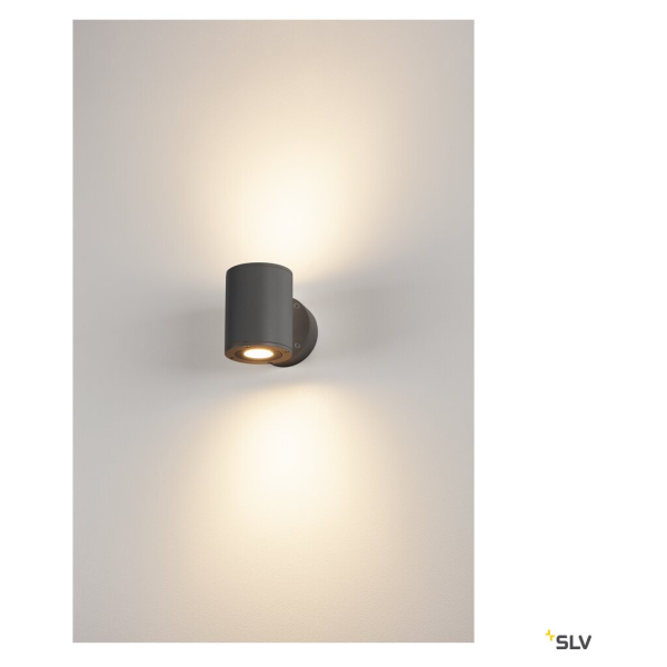 Sitra up/down, applique extérieure, anthracite, led, 17w, 3000k, ip44