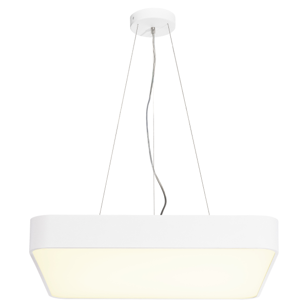 Medo 60, plafonnier intérieur, carré, blanc, led, 39w, 3000k, variable dali