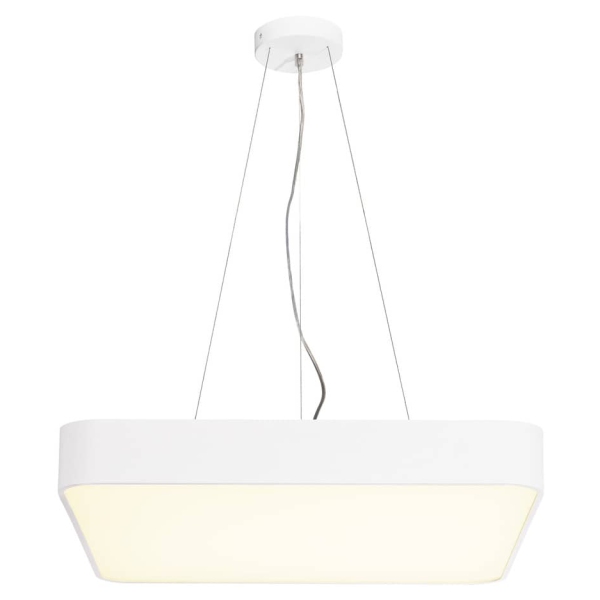 Medo 60, plafonnier intérieur, carré, blanc, led, 39w, 3000k, variable dali