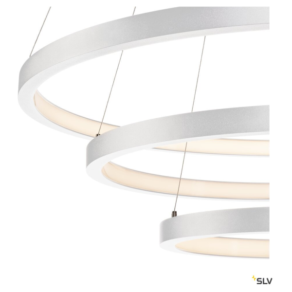 One triple, suspension intérieure, blanc, led, 65w, 3000k/4000k, variable dali