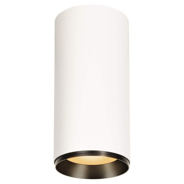 Numinos® xl, plafonnier intérieur, 36°, blanc/noir, led, 36w, 2700k, variable dali