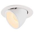 Numinos® gimble l, encastré de plafond intérieur, 55°, blanc, led, 25,4w, 3000k