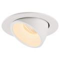 Numinos® gimble l, encastré de plafond intérieur, 55°, blanc, led, 25,4w, 3000k