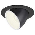 Numinos® gimble l, encastré de plafond intérieur, 40°, noir/blanc, led, 25,4w, 4000k