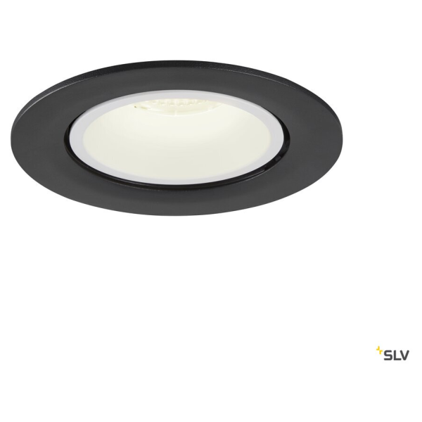 Numinos® gimble l, encastré de plafond intérieur, 40°, noir/blanc, led, 25,4w, 4000k