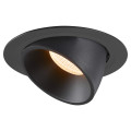 Numinos® gimble xl, encastré de plafond intérieur, 20°, noir, led, 37,4w, 2700k