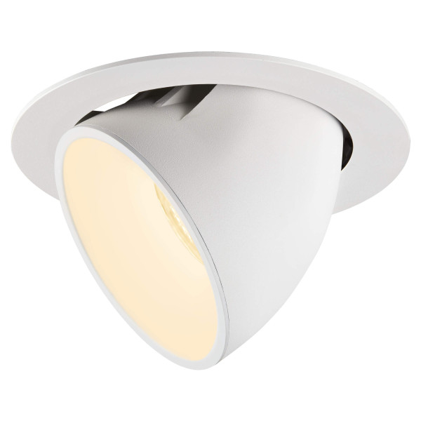 Numinos® gimble xl, encastré de plafond intérieur, 40°, blanc, led, 37,4w, 3000k