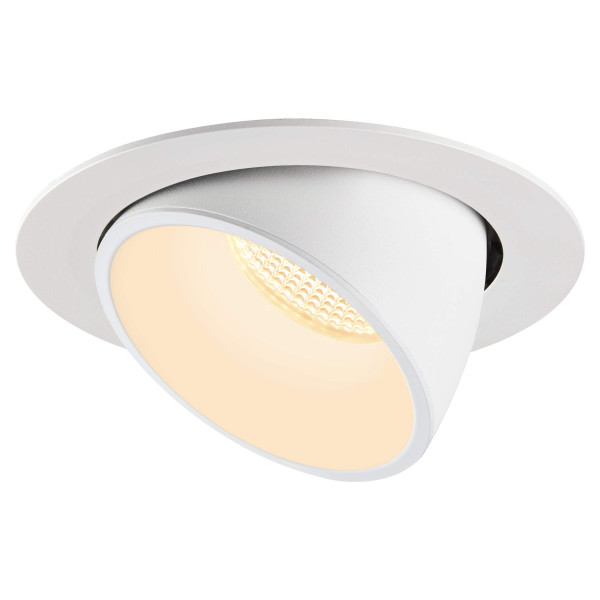 Numinos® gimble xl, encastré de plafond intérieur, 40°, blanc, led, 37,4w, 3000k