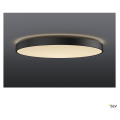 Medo 90 corona, plafonnier intérieur, rond, noir, led, 78w, 3000k/4000k, variable dali