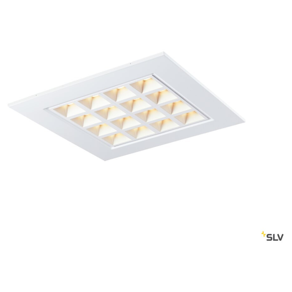 Pavano, encastré de plafond intérieur, 600x600mm, ugr<19, led, 25w, 3000k