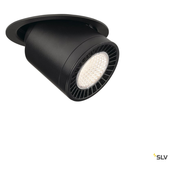 Supros, encastré de plafond intérieur, move, noir, led, 36w, 3000k, irc90