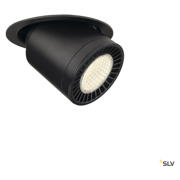 Supros, encastré de plafond intérieur, move, noir, led, 31w, 4000k, irc90