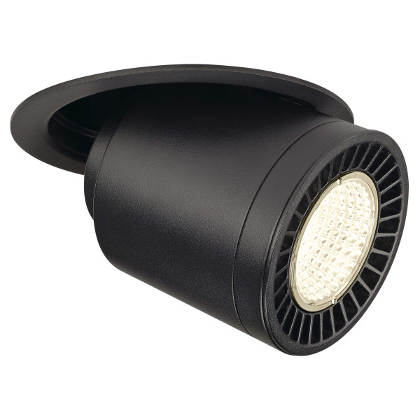 Supros, encastré de plafond intérieur, move, noir, led, 31w, 4000k, irc90