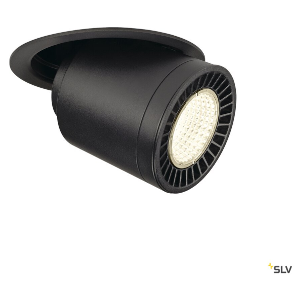 Supros, encastré de plafond intérieur, move, noir, led, 31w, 4000k, irc90