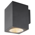 Enola, applique extérieure, carré, l, anthracite, led, 35w, 3000k/4000k, ip65