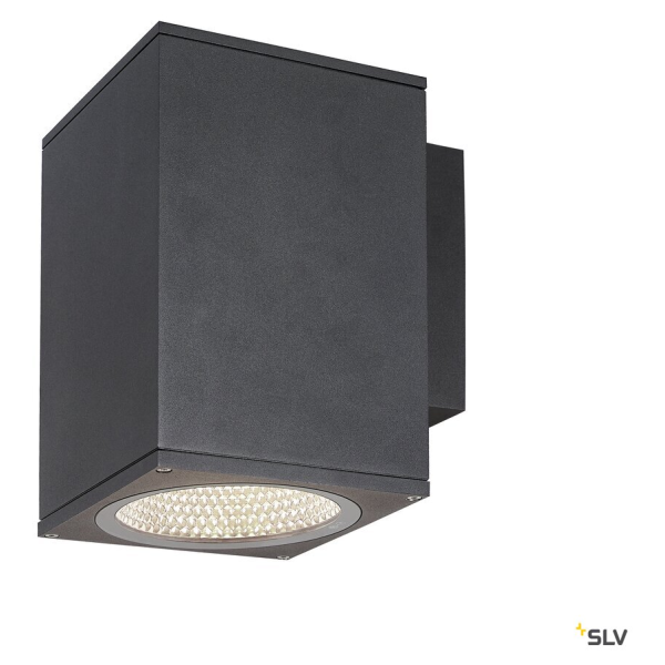 Enola, applique extérieure, carré, l, anthracite, led, 35w, 3000k/4000k, ip65