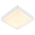 Ainos sensor, applique et plafonnier extérieur, carré, blanc, led, 18w, 3000k/4000k, ip65, détecteur de mouvement