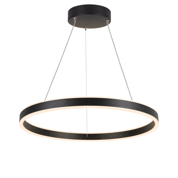 One 60, suspension intérieure, up/down, noir, led, 25w, 3000/4000k, interrupteur cct, variable dali