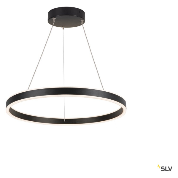 One 60, suspension intérieure, up/down, noir, led, 25w, 3000/4000k, interrupteur cct, variable dali