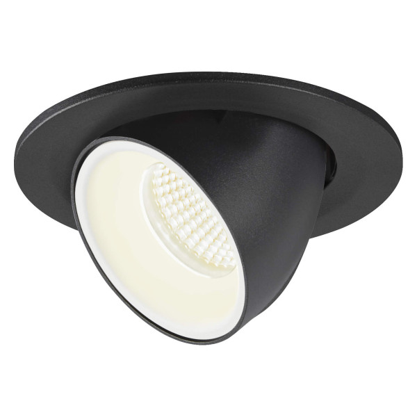 Numinos® gimble s, encastré de plafond intérieur, 20°, noir/blanc, led, 8,6w, 4000k