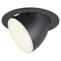 Numinos® gimble xl, encastré de plafond intérieur, 40°, noir/blanc, led, 37,4w, 4000k