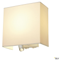 ACCANTO LEDSPOT, APPLIQUE BEIGE, E27, LED BLANC CHAUD