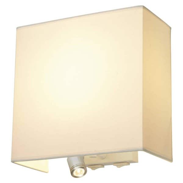 ACCANTO LEDSPOT, APPLIQUE BEIGE, E27, LED BLANC CHAUD