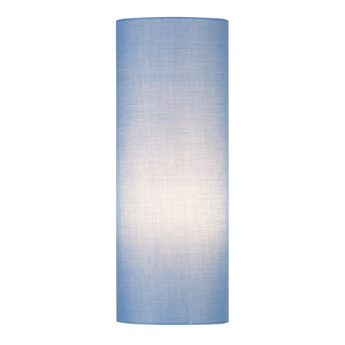 SLV by Declic FENDA, abat-jour cylindrique, Ø 15cm, bleu, textile
