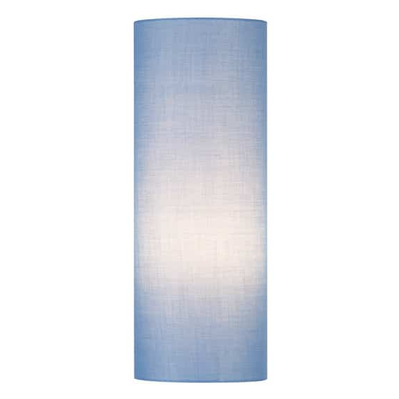 SLV by Declic FENDA, abat-jour cylindrique, Ø 15cm, bleu, textile