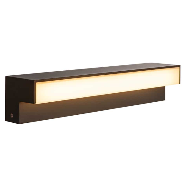 L-line out 60, borne extérieure, anthracite, led, 11,5w, 3000/4000k, interrupteur cct, ip65