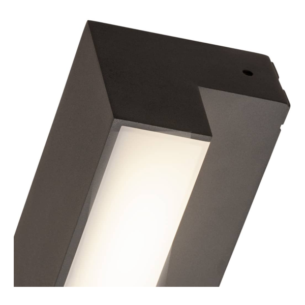 L-line out, applique extérieure, anthracite, led, 7w, 3000/4000k, interrupteur cct, ip65