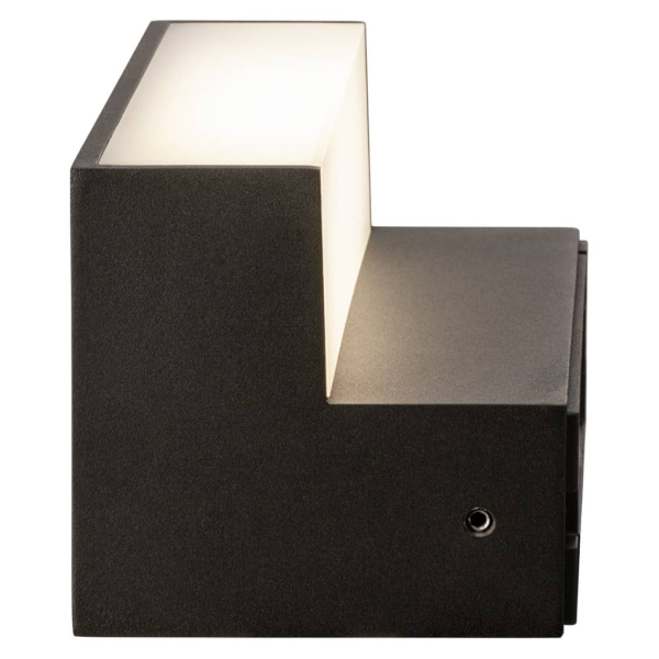 L-line out, applique extérieure, anthracite, led, 7w, 3000/4000k, interrupteur cct, ip65